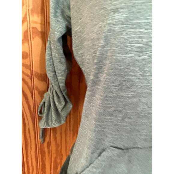 REI Womens Blouse Pullover Top 3/4 Sleeve Heathered Knit Green Size Small - Picture 5 of 7